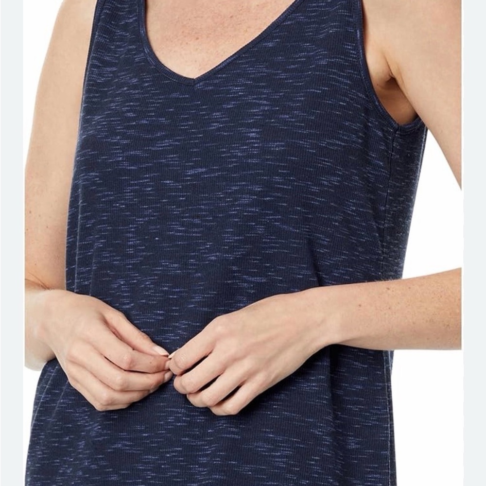 NIC+ZOE Navy Tank Top - Picture 7 of 7